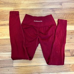 Alphalete amplify legging scarlet